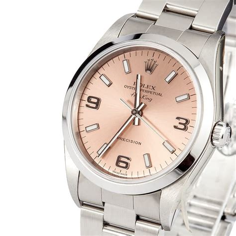 rolex salmon air king